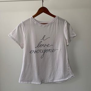 Cinq a Sept "I Love Everyone" Graphic Tee